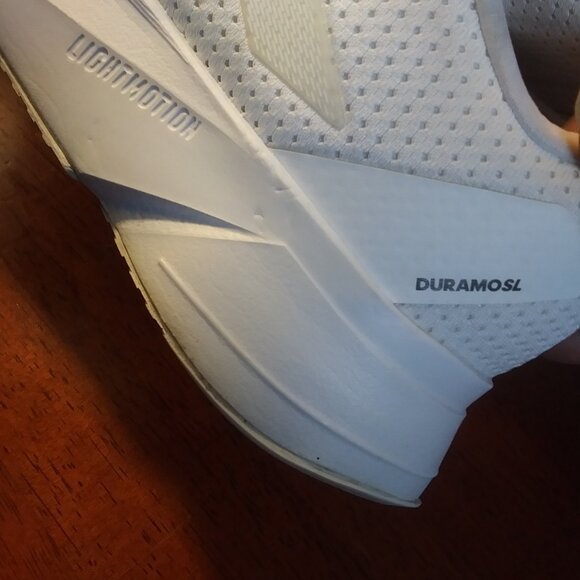 Duramo Lightmotion Shoes Adiwear sz 9 white Sneaker Women's Shoes - Picture 3 of 14